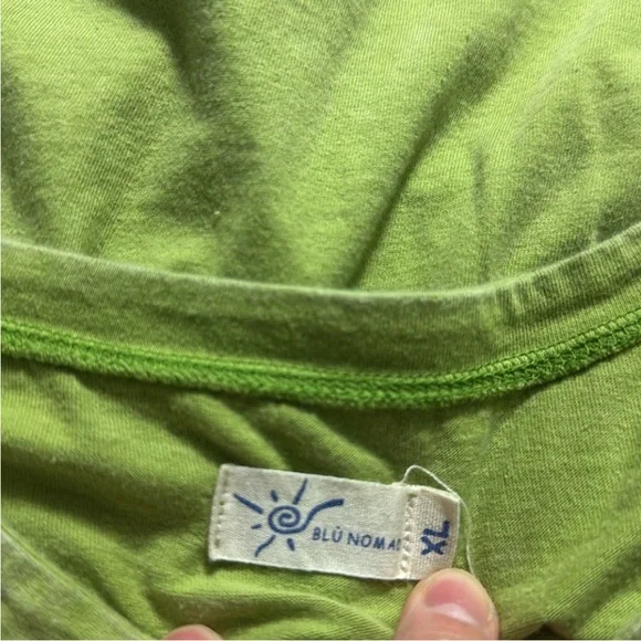 Blu Nomad Gandhi Cotton Long Sleeve Size: XL Made in India Soft Yoga Meditation - Picture 6 of 8